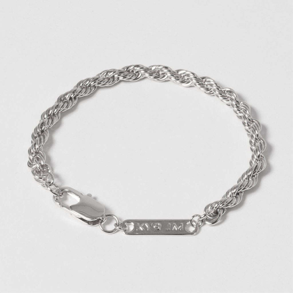 Rope Bracelet 5mm (Silver) – KY9 JM
