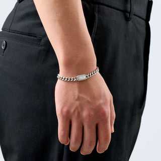 Mother of Pearl Kaname Bracelet (Silver)