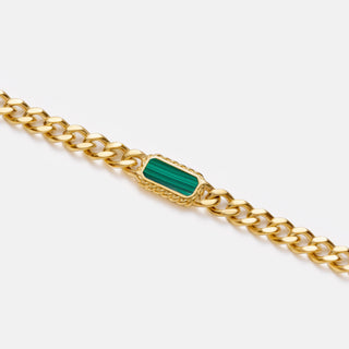 Malachite Kaname Bracelet (Gold)
