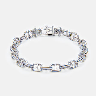 Anchor Link Bracelet (Silver)