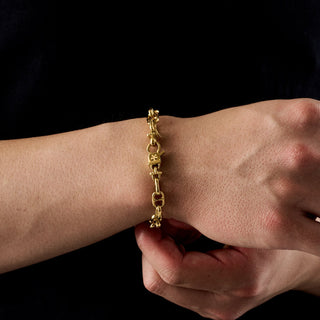 Anchor Link Bracelet (Gold)