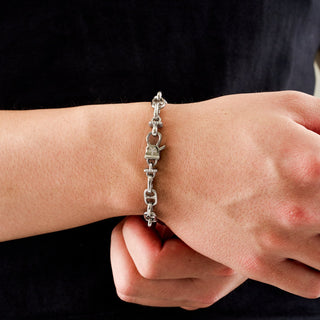 Anchor Link Bracelet (Silver)