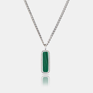 Malachite Bar (Silver)