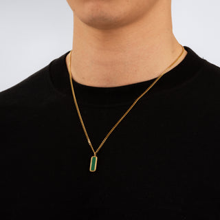 Malachite Bar (Gold)
