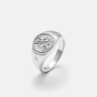 St.Christopher Signet Ring (Silver)