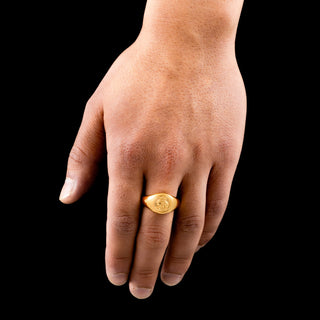 St.Christopher Signet Ring (Gold)
