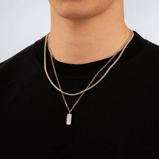Mother of Pearl Bar (Silver)