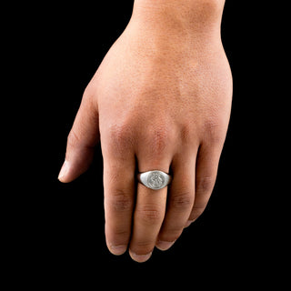 St.Christopher Signet Ring (Silver)