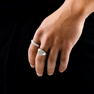 St.Christopher Signet Ring (Silver)