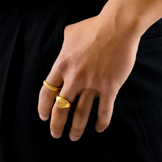 St.Christopher Signet Ring (Gold)