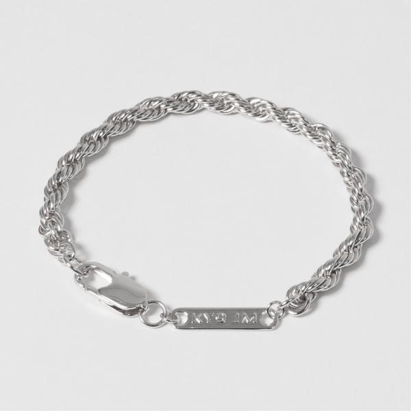 Rope Bracelet 5mm (Silver) – KY9 JM