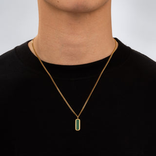 Malachite Bar (Gold)