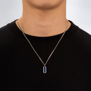 Lapis Lazuli Bar (Silver)