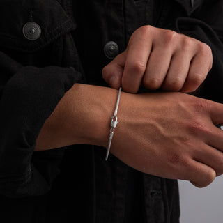 Snake Bracelet 2mm (Silver)