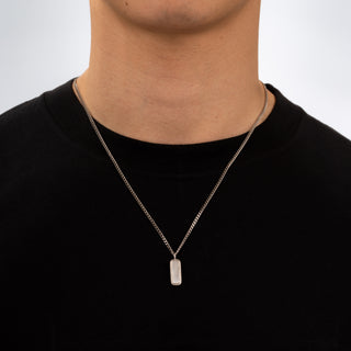 Mother of Pearl Bar (Silver)
