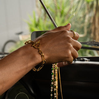 Nawa Toggle Bracelet (Gold)
