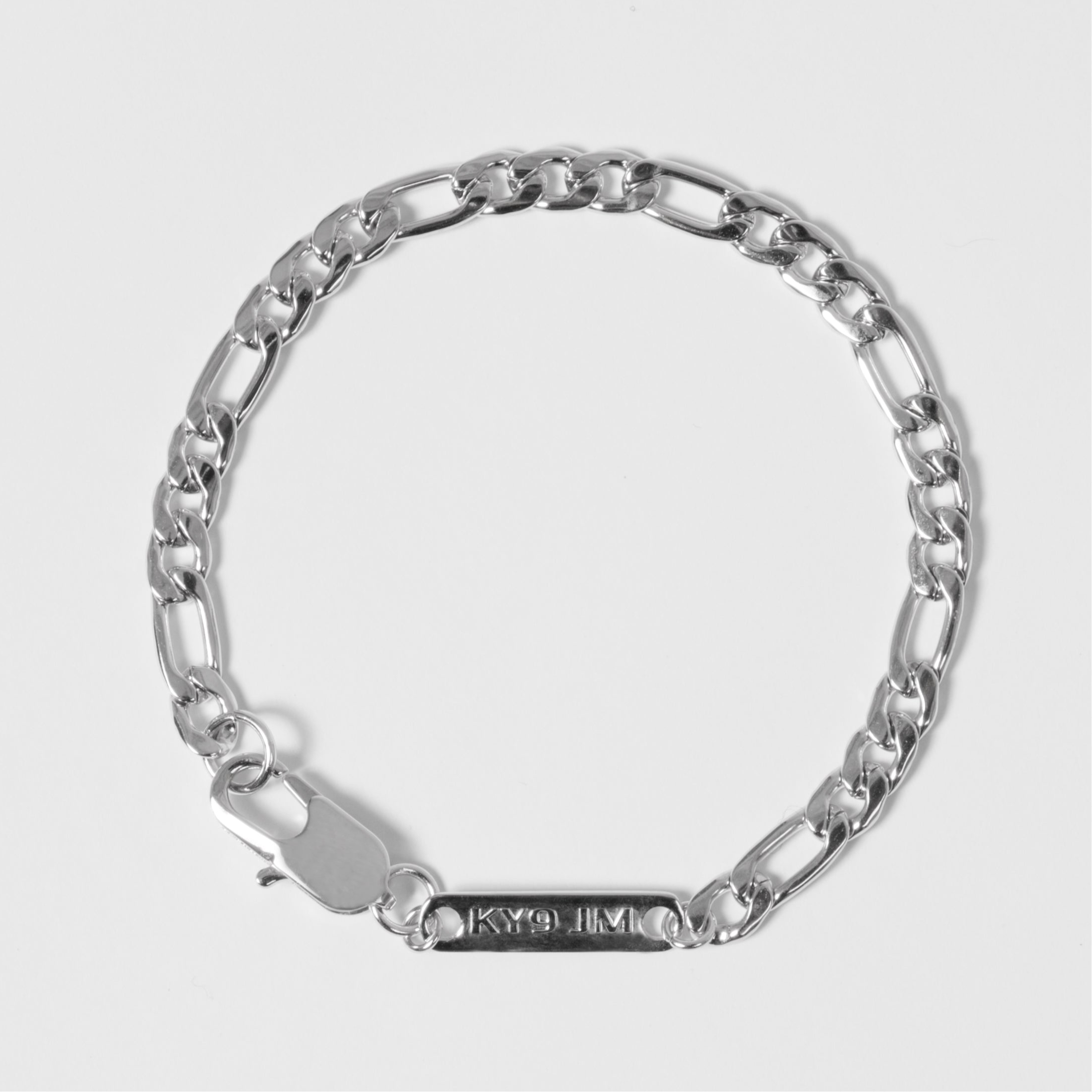 Figaro Bracelet 5mm (Silver) – KY9 JM Figaro Bracelet 5mm (Silver) – KY9 JM