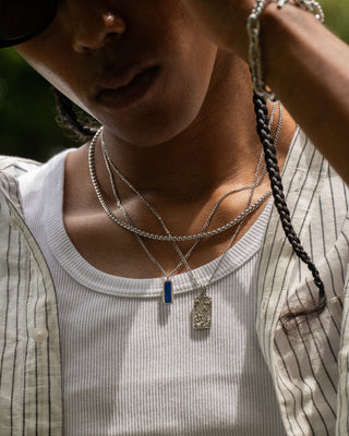 Lapis Lazuli Bar (Silver)