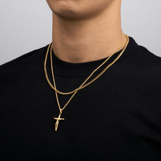 Pendant × Chain (Gold)