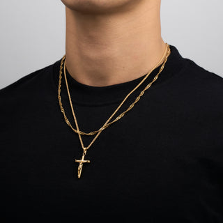 Pendant × Chain (Gold)