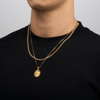 Pendant × Chain (Gold)