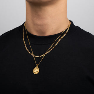 Pendant × Chain (Gold)