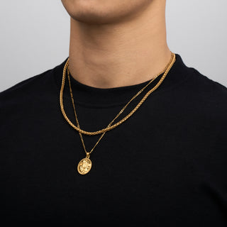 Pendant × Chain (Gold)