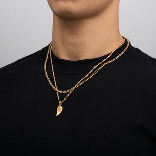 Pendant × Chain (Gold)
