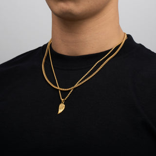 Pendant × Chain (Gold)