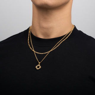 Pendant × Chain (Gold)