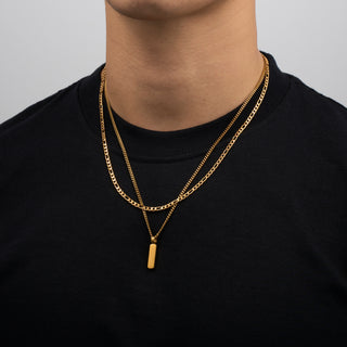 Pendant × Chain (Gold)