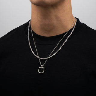 Pendant × Chain (Silver)