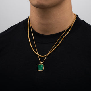 Pendant × Chain (Gold)