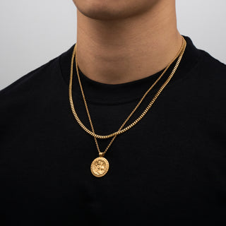 Pendant × Chain (Gold)