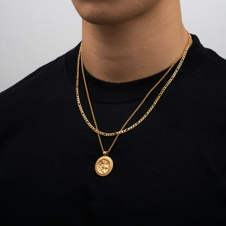 Pendant × Chain (Gold)