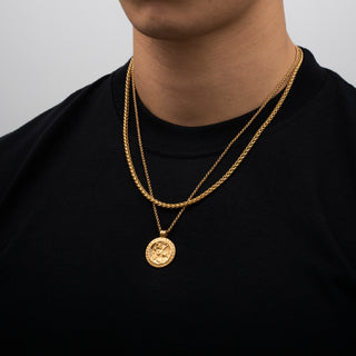 Pendant × Chain (Gold)