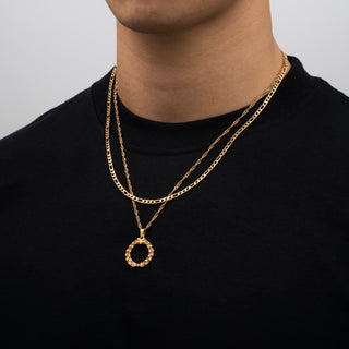 Pendant × Chain (Gold)