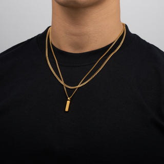 Pendant × Chain (Gold)
