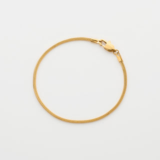 Snake Bracelet 2mm (Gold)
