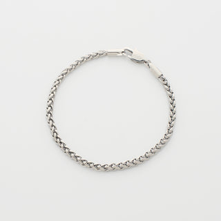 Wheat Bracelet 3mm (Silver)