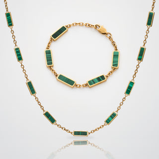 Malachite Barlink Set (Gold)