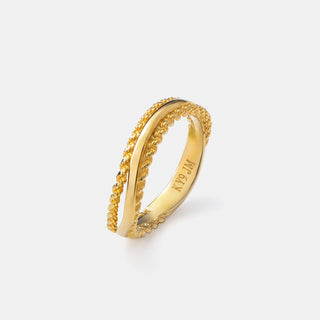 Rope Trinity Ring 5mm (Gold)