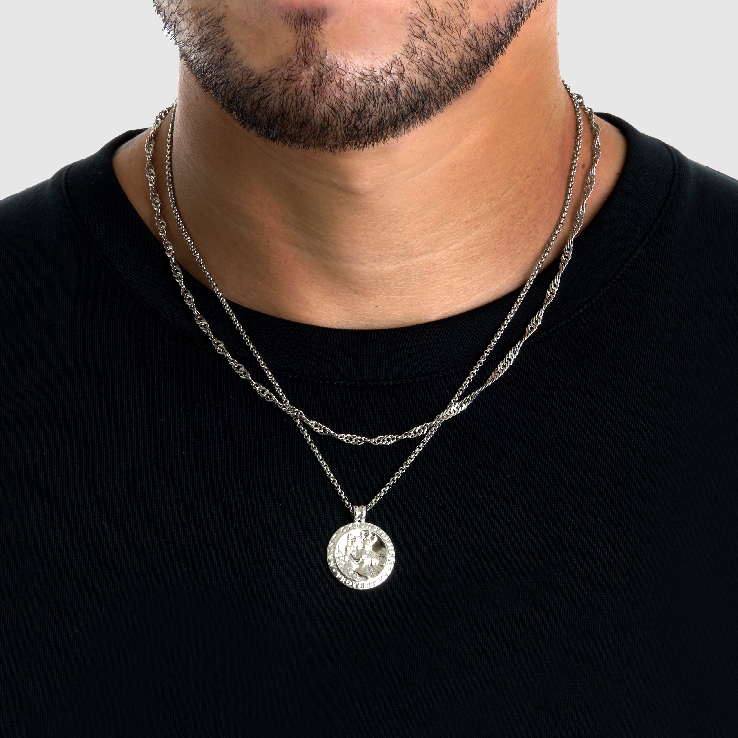 Pendant × Chain (Silver) – KY9 JM